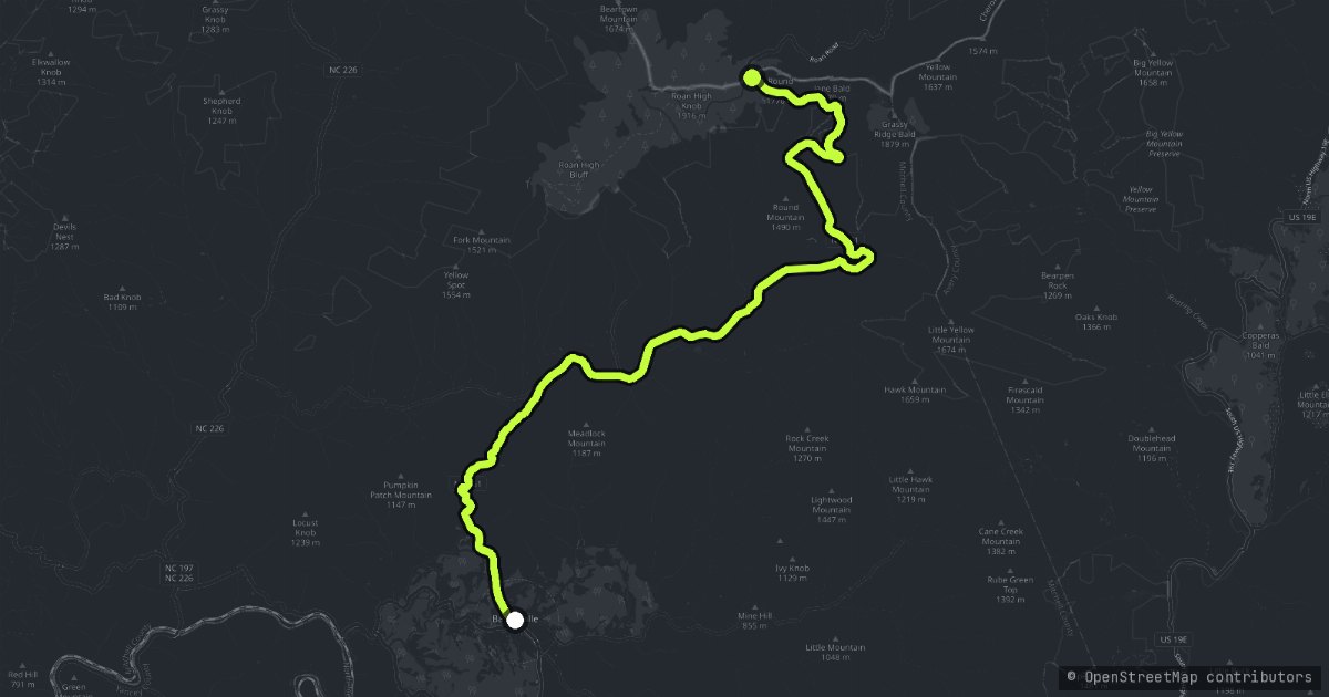 261 - Roan Mountain map