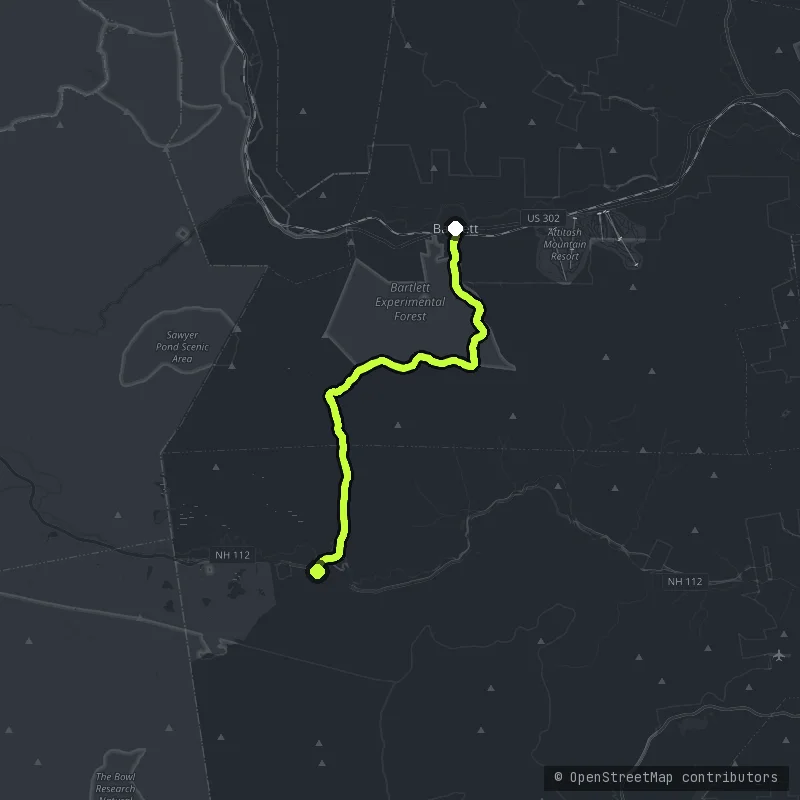 Bear Notch Road map
