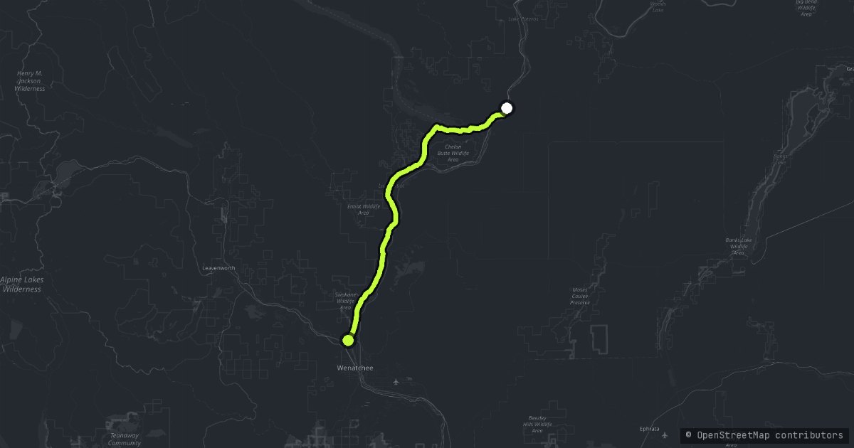 Blewett Pass map