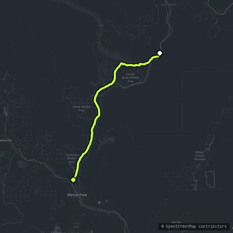 Blewett Pass map