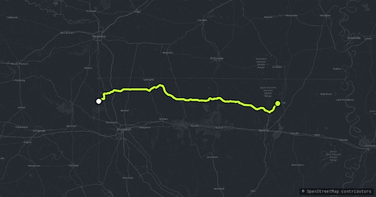 Boom or Bust Byway map