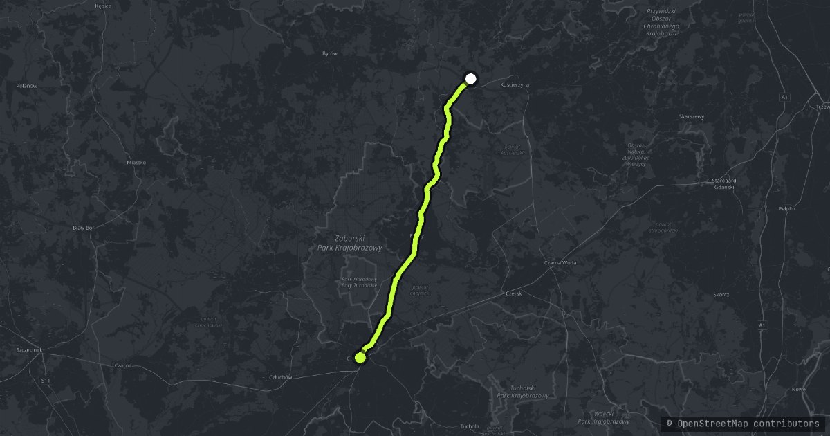 Bory Tucholskie map