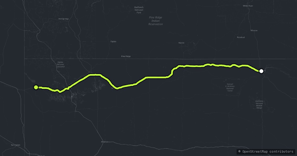 Bridges to Buttes Byway map