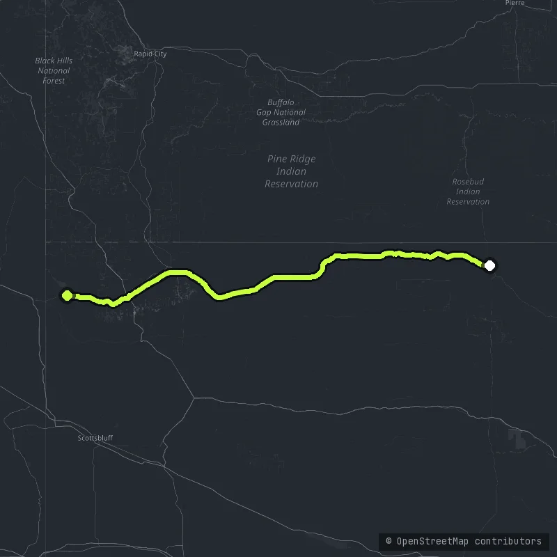 Bridges to Buttes Byway map