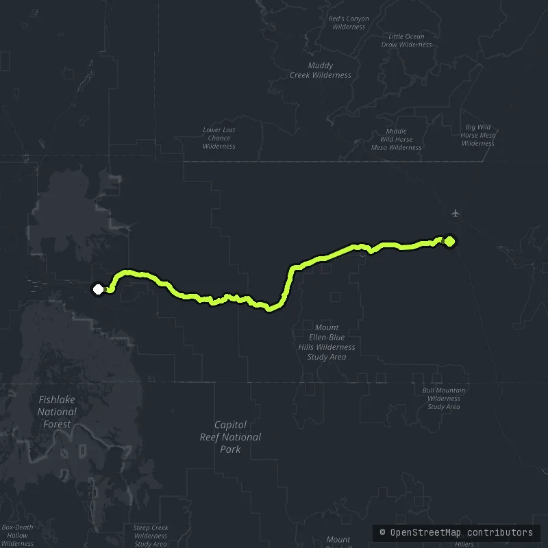 Capitol Reef map