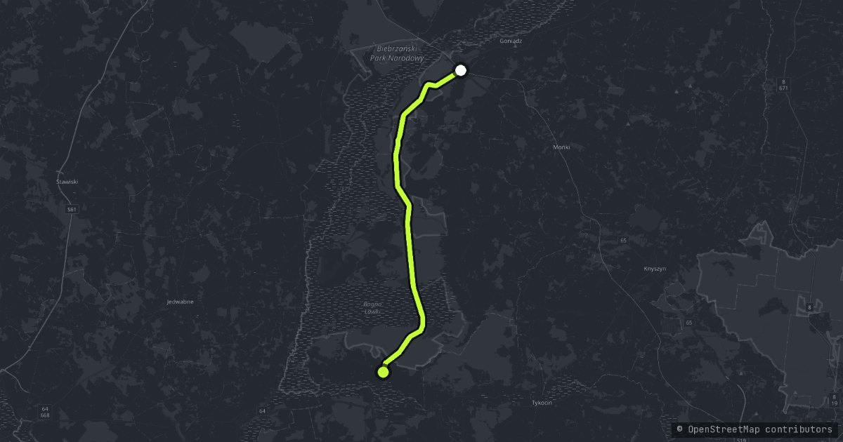 Carska Droga map