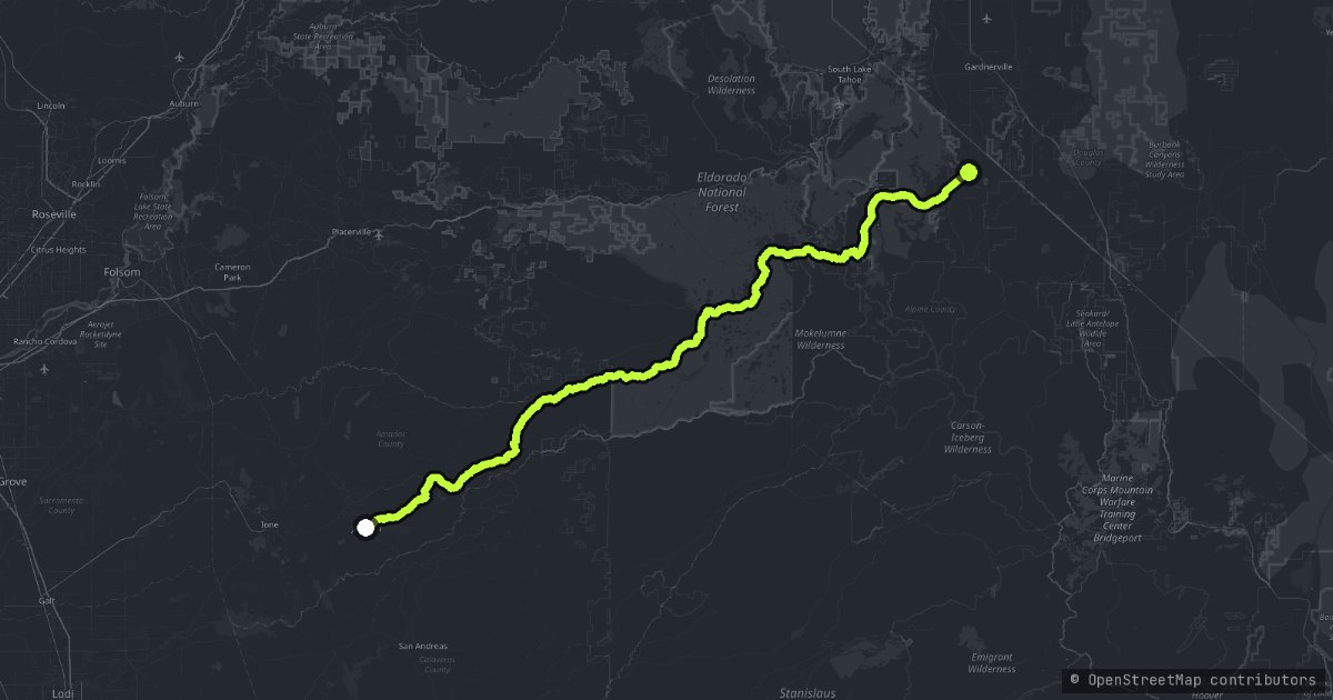 Carson Pass map