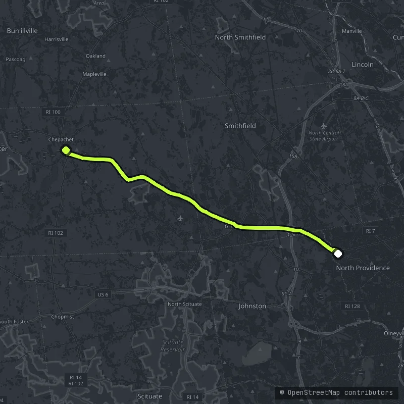 Chepachet Hills map