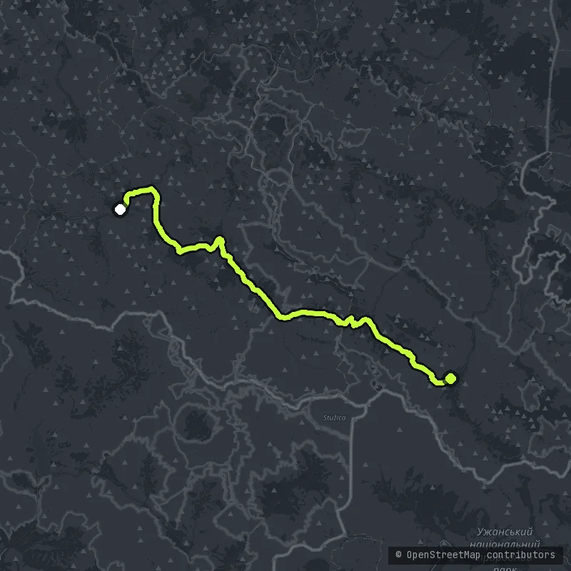 Cisna & Ustrzyki Górne map