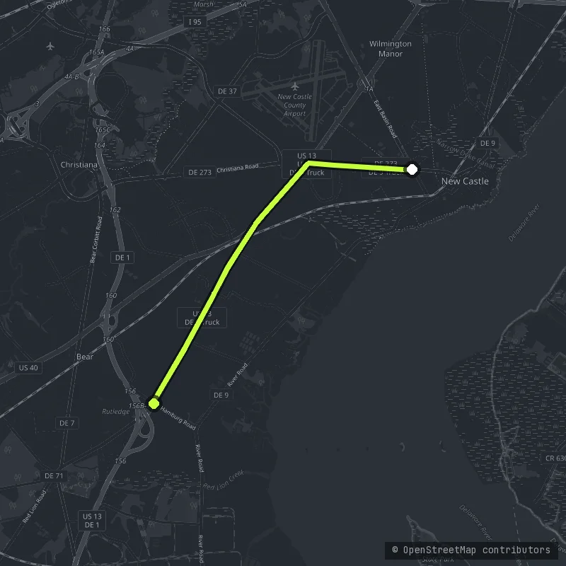 Coastal Heritage Scenic Byway -  The Woodland Ferry map