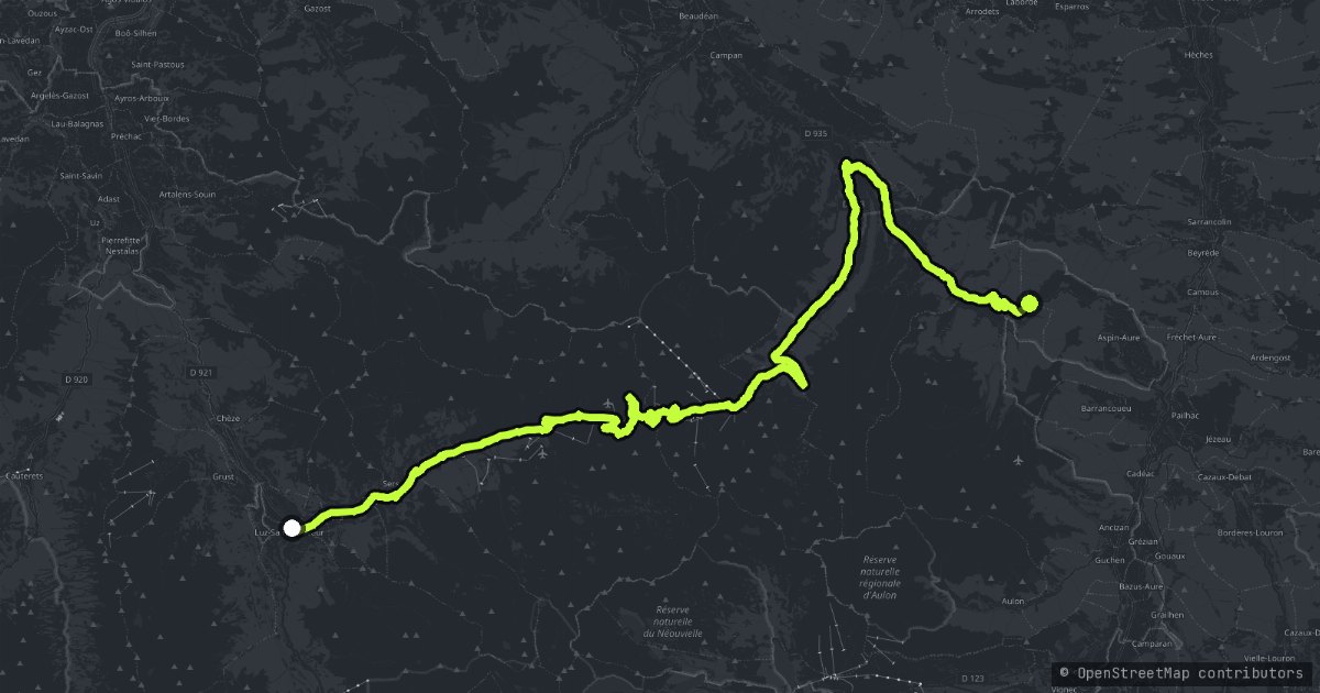 Col d'Aubisque &  Col du Soulor map