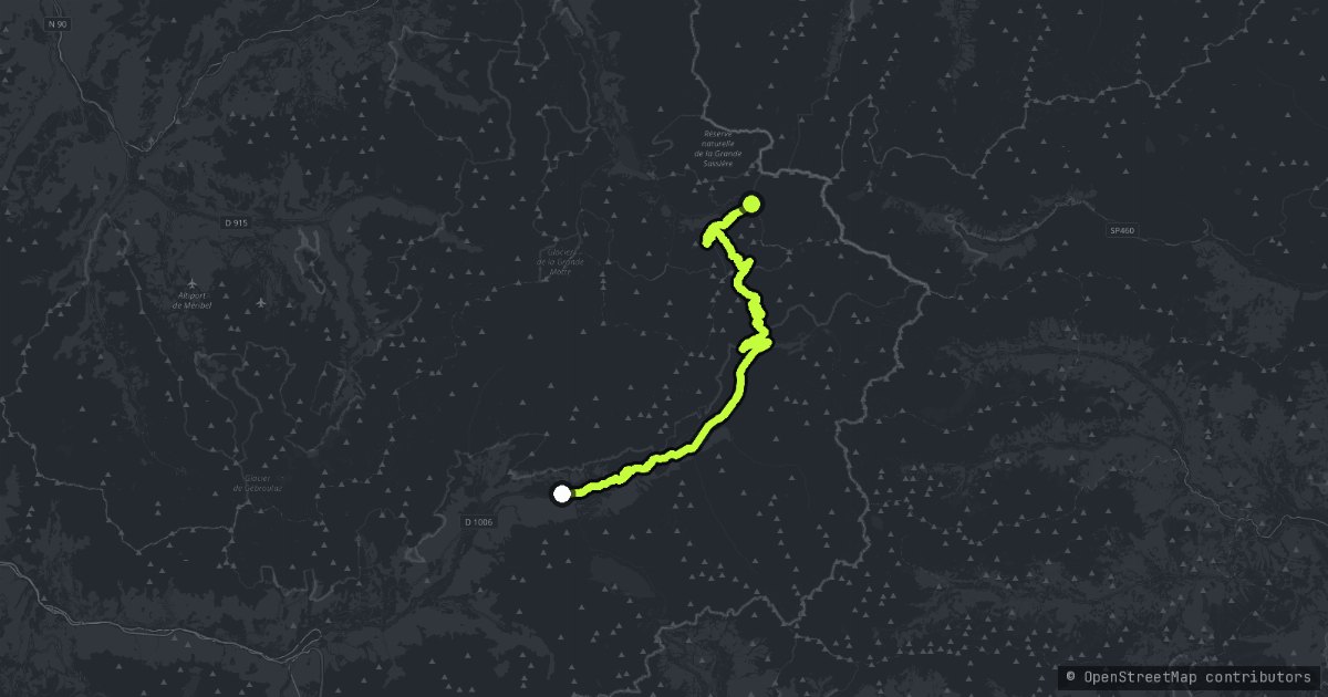 Col de l'Iseran map