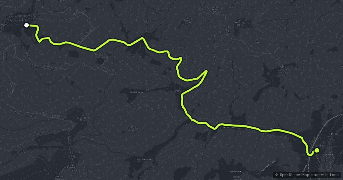 Col du Donon map