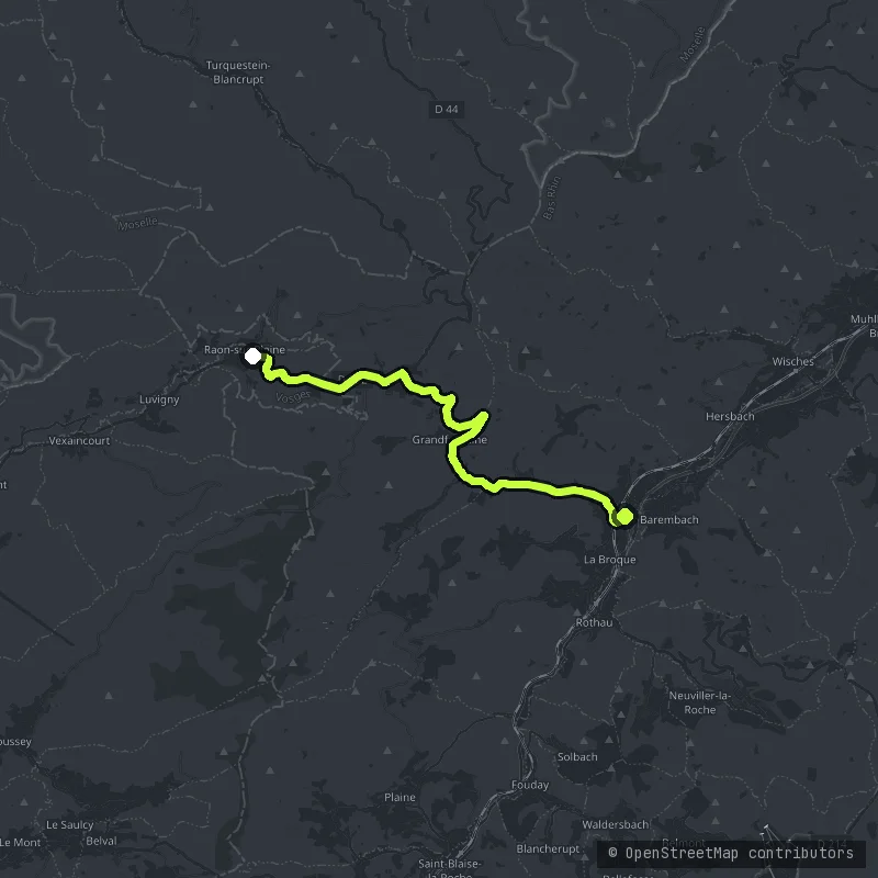 Col du Donon map