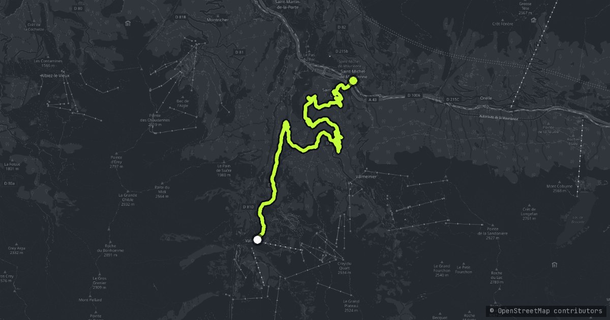 Col du Galibier map