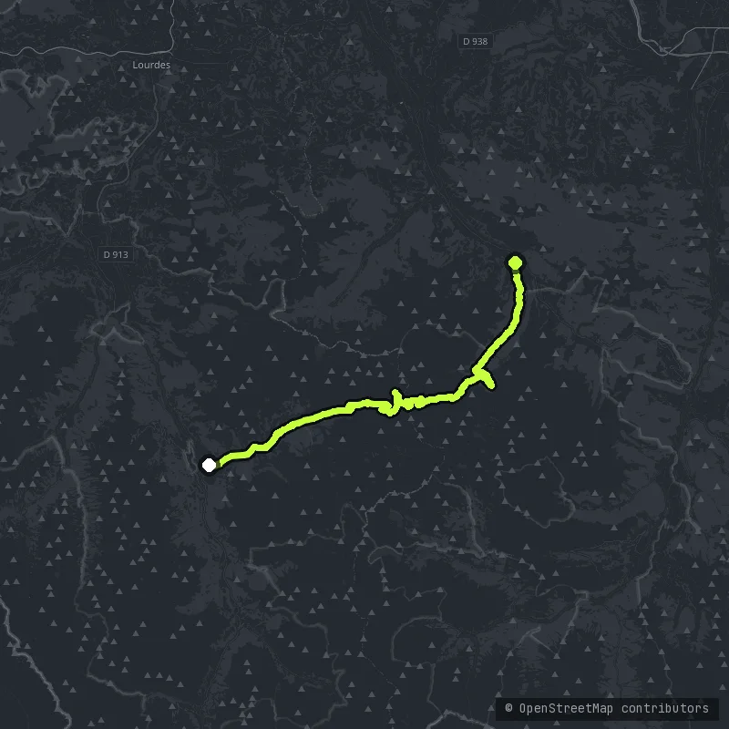 Col du Tourmalet map