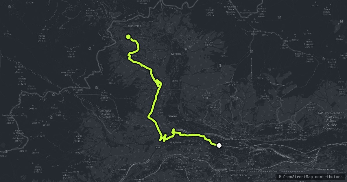 Colle del Moncenisio map
