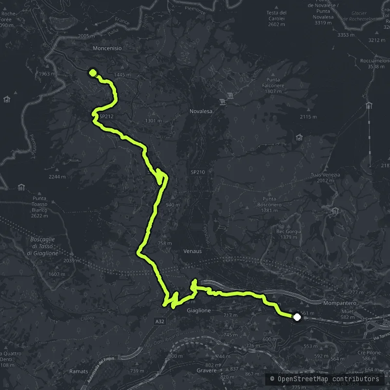 Colle del Moncenisio map