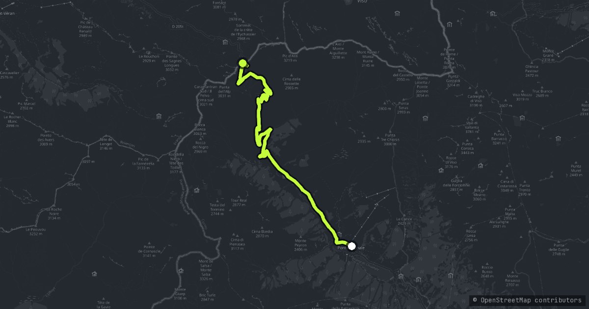 Colle dell'Agnello map
