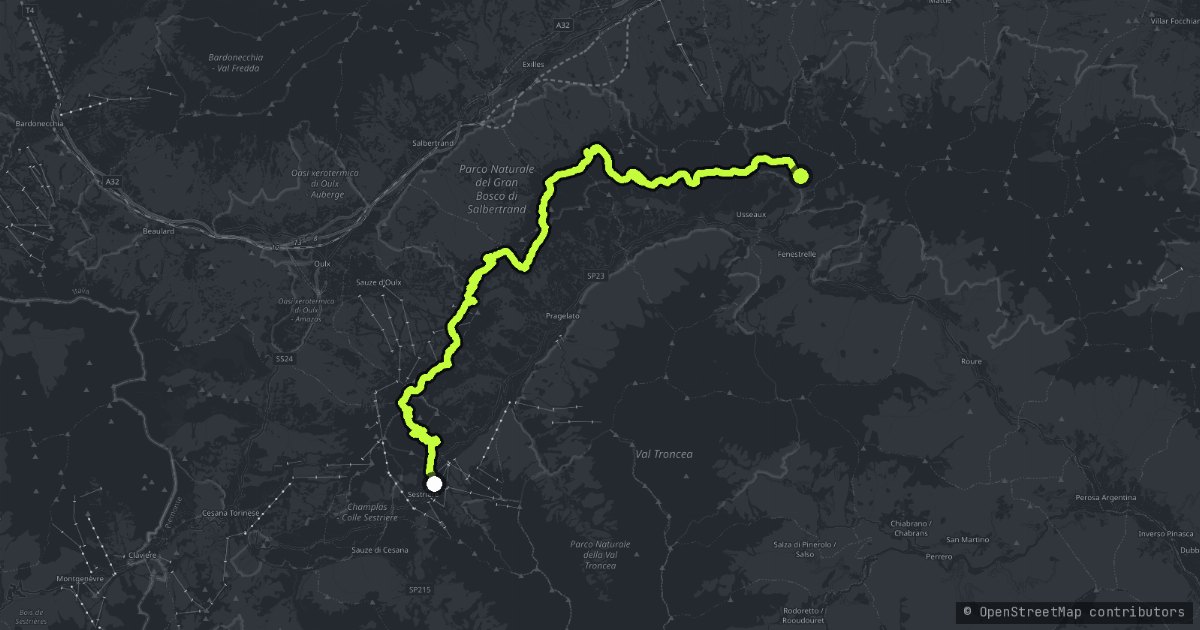 Colle dell'Assietta map