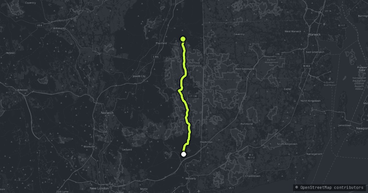 Connecticut Route 49 map