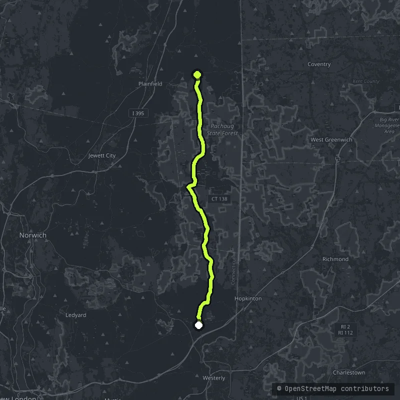 Connecticut Route 49 map