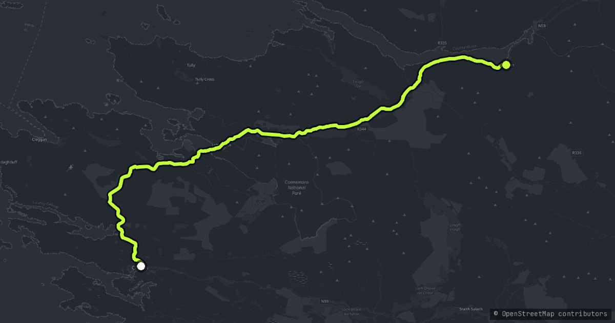 Connemara map