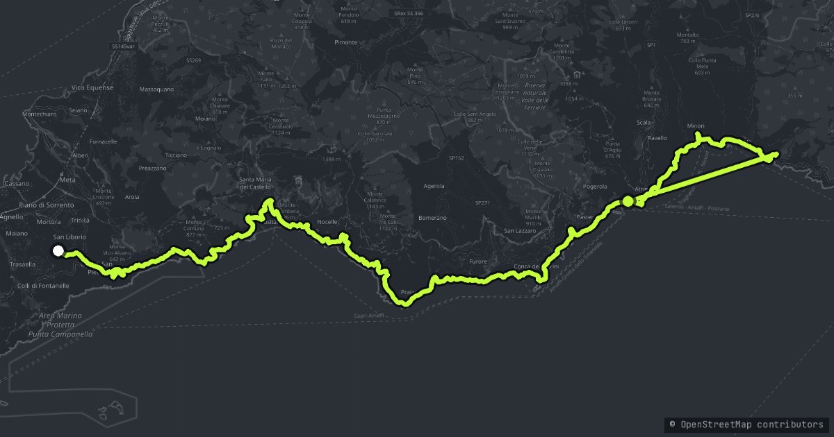 Costiera Amalfitana map