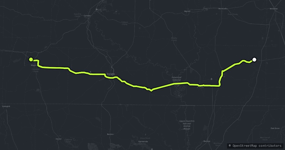 Creole Nature Trail map