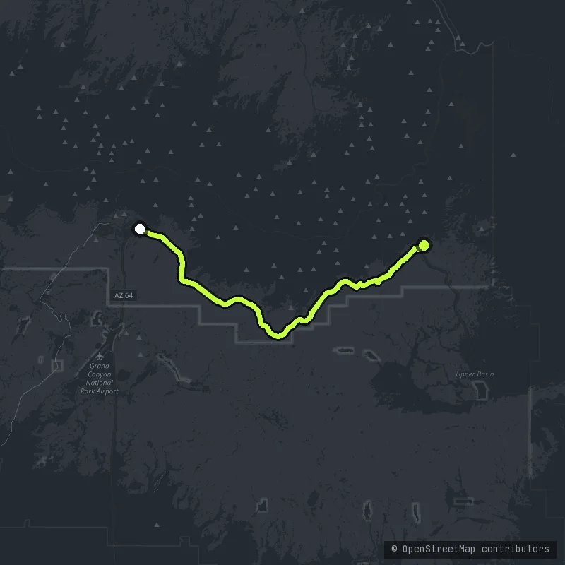 Desert View Drive map
