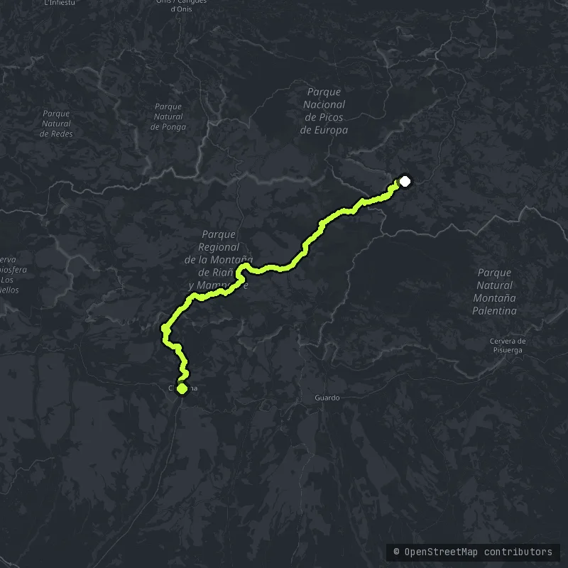 Desfiladero de Los Beyos map