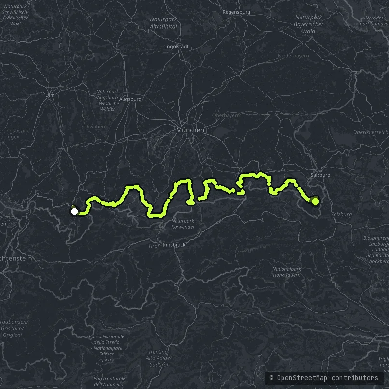 Deutsche Alpenstraße map