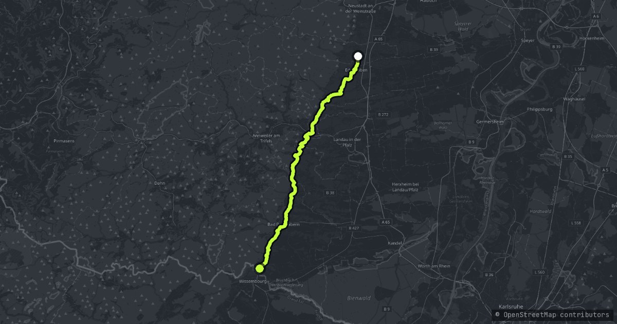 German Wine Route map