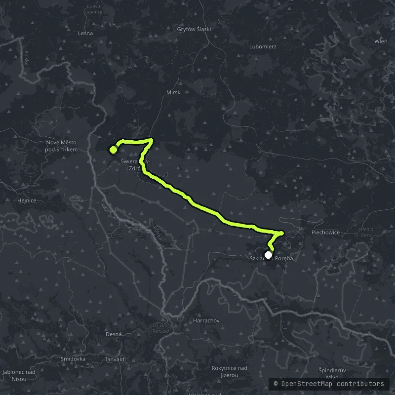 Droga Sudecka map