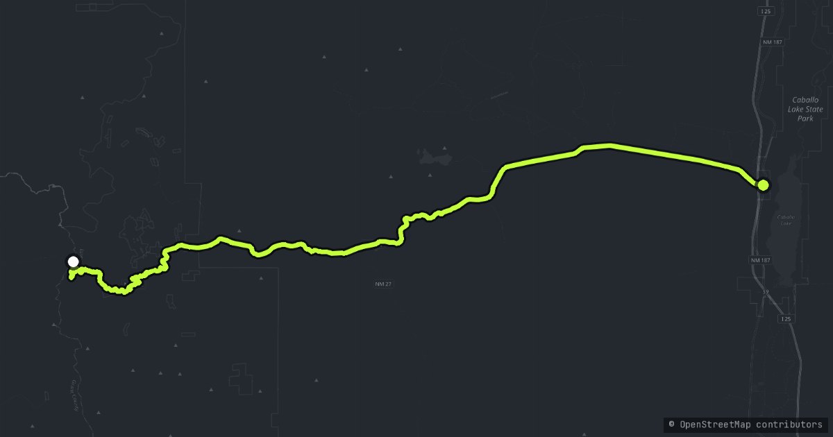 Emory Pass map