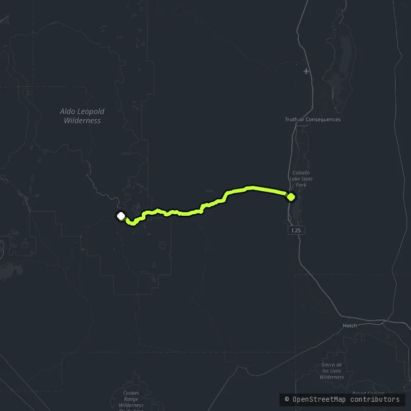 Emory Pass map
