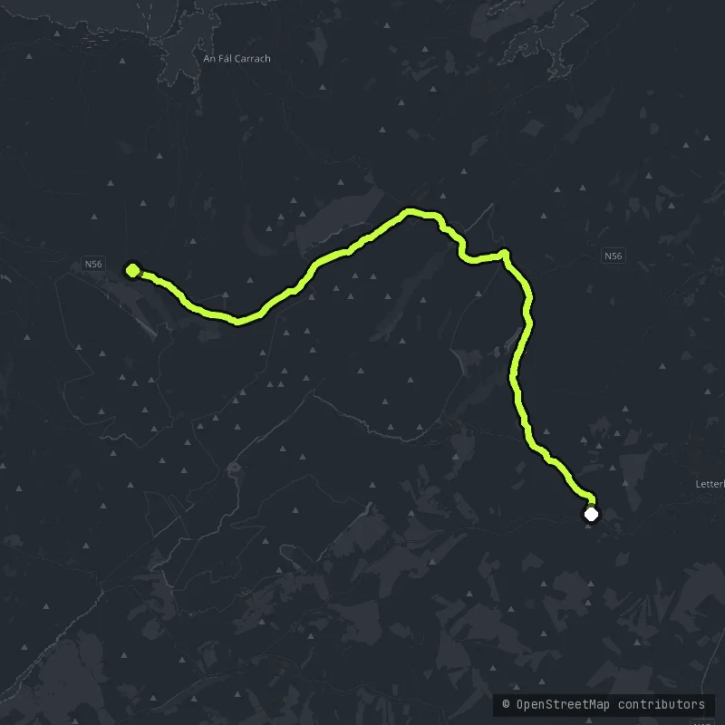 Errigal and the Poisoned Glen map