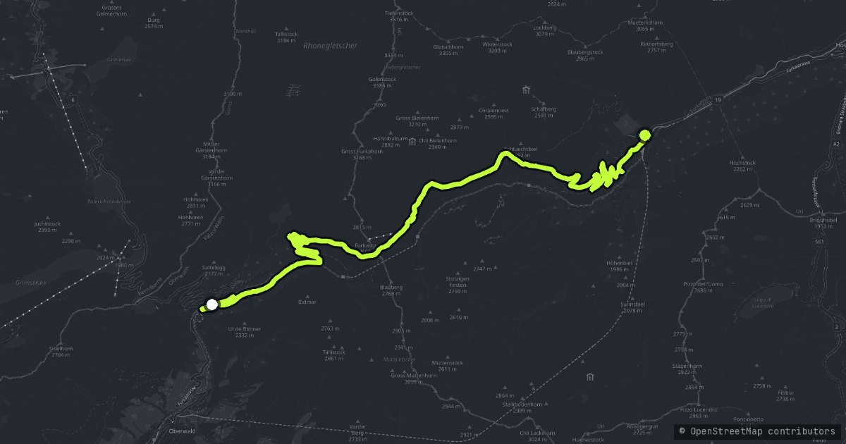 Furkapass map