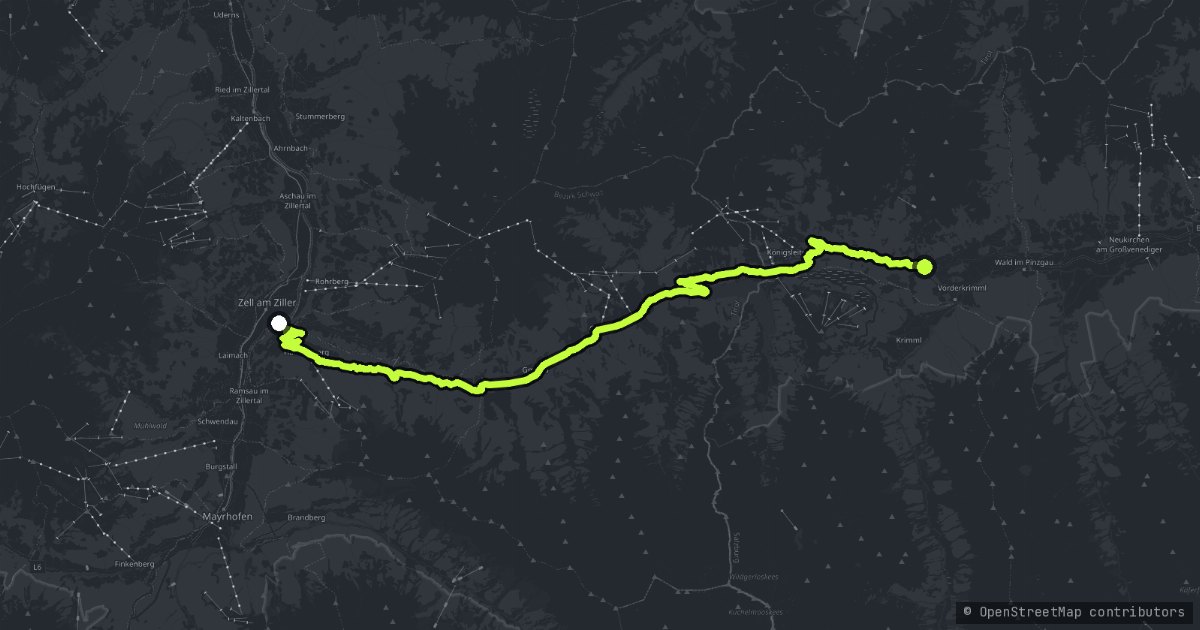Gerlospass map