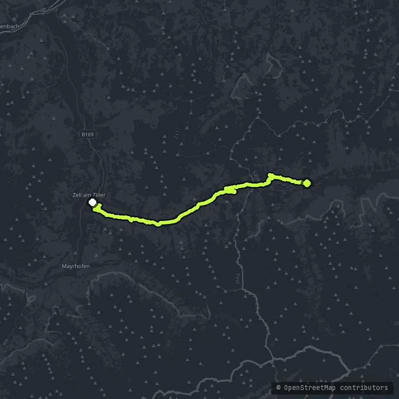 Gerlospass map