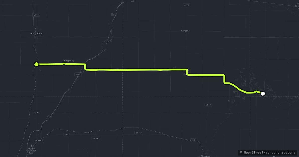 Glacial Trail Scenic Byway map