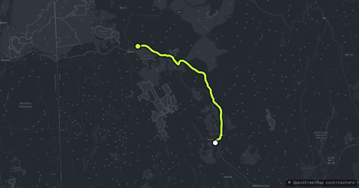 Grafton Notch map
