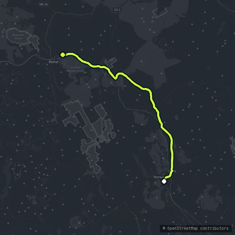 Grafton Notch map