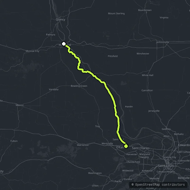 Great River Road map