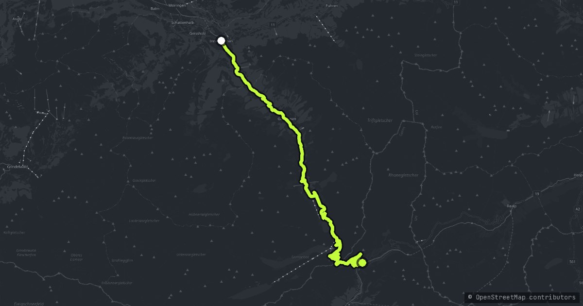 Grimselpass map