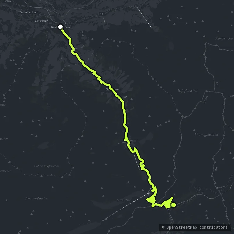 Grimselpass map