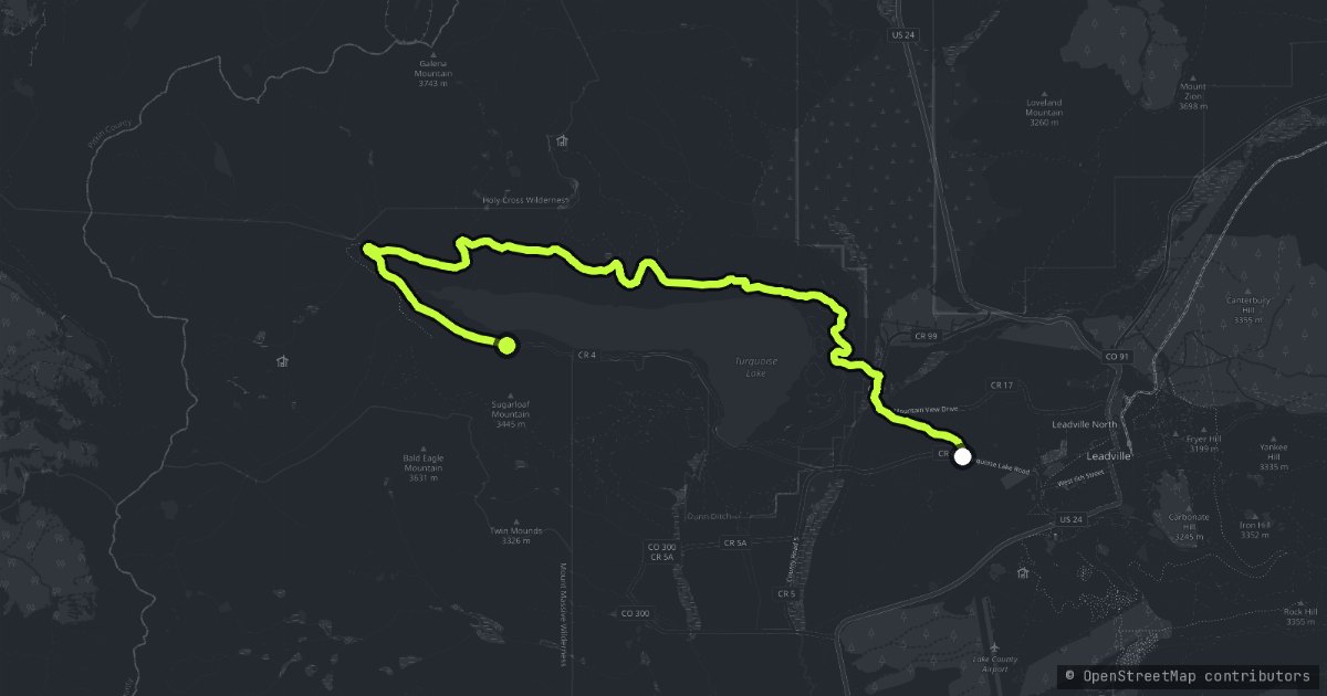 Hoosier Pass map