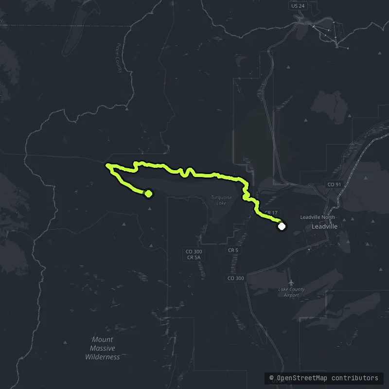 Hoosier Pass map