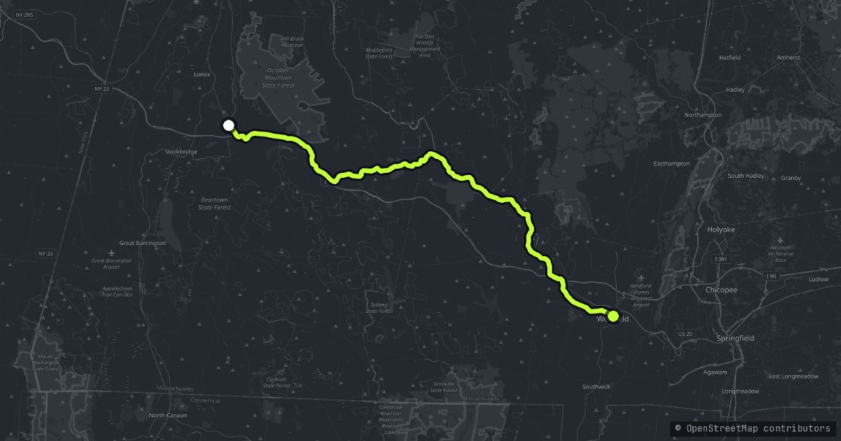 Jacob's Ladder Trail map