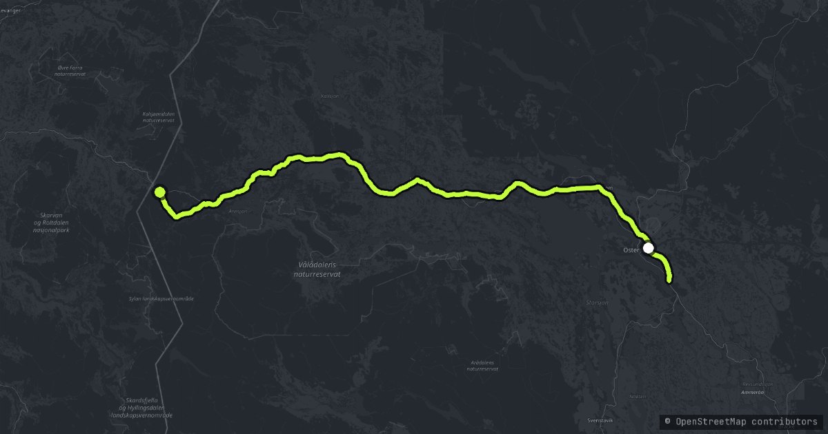 Jämtland - Storlien map